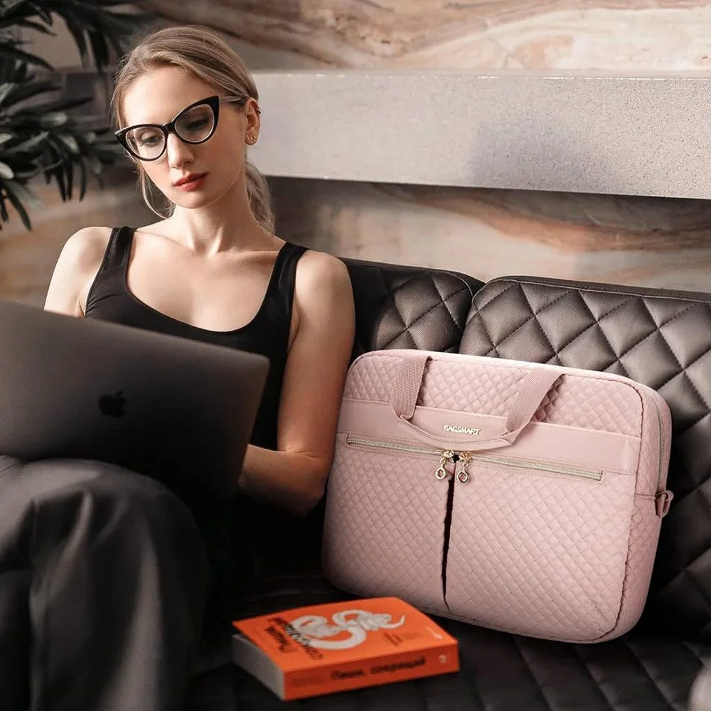 BAGSMART 15.6/17.3 Inch Laptop Bag, Briefcase for Women Large Laptop Case